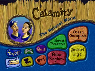 Calamity 1 - The Natural World (US) screen shot title